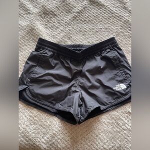 The North Face Black and Gray Women's Active Shorts